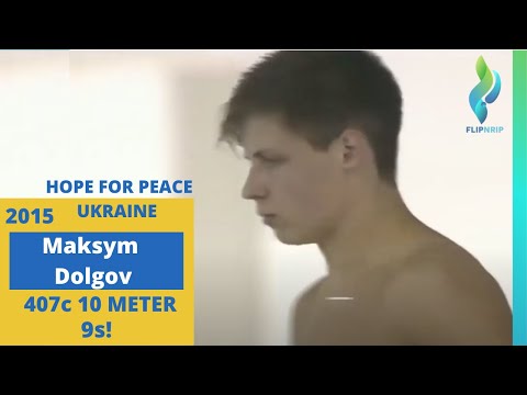2015 Maksym Dolgov - Ukraine Diving 407c 9s - Men 10 meter Tower  European Diving championships