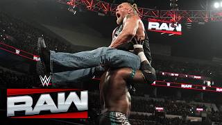 Download lagu Oba Femi destroys Brock Lesnar with Fall from Grace: Raw highlights, March 16, 2026 mp3