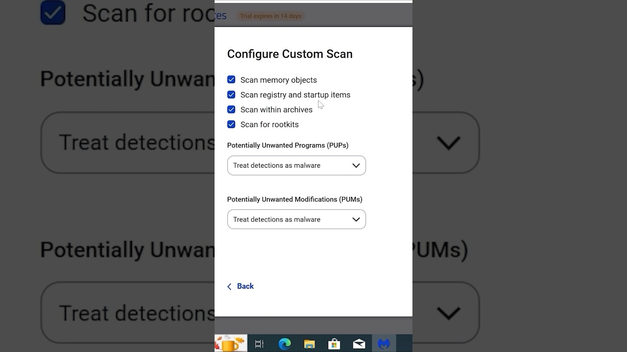 How to run a full scan in Malwarebytes