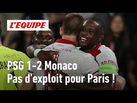 PSG 1-2 Monaco : Idumbo et Nazinho font TOMBER Paris au Parc des Princes, le débrief