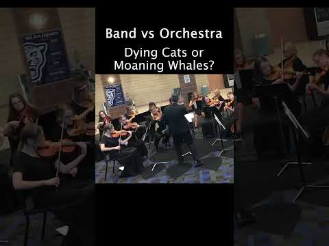 Band vs Orchestra: Dying Cats and Moaning Whales #trombones #strings
