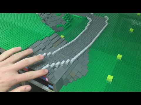 Stadt Update (107) der weg hoch zur Burg wird weiter gebaut und in die Landschaft eingearbeitet.