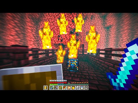 I went Blaze hunting in the Nether Fortress In Minecraft! #23