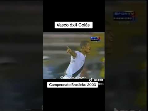 VASCO 6 X 4 GOIÁS  GOLEIRO FABIO, E SHOW MARCELINHO PAULISTA 2003
