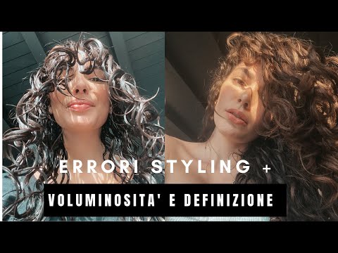 ERRORI DA EVITARE NELLO STYLING DEI CAPELLI RICCI + SUGGERIMENTI PER AVERE VOLUME E DEFINIZIONE