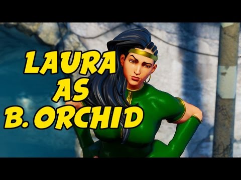 SFV Mods Gameplay: Laura As B. Orchid (Killer Instinct)