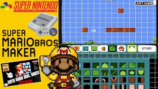 Super Mario Bros Maker - New SNES Game - FREE and AMAZING! #snes #supernintendo #snesgames