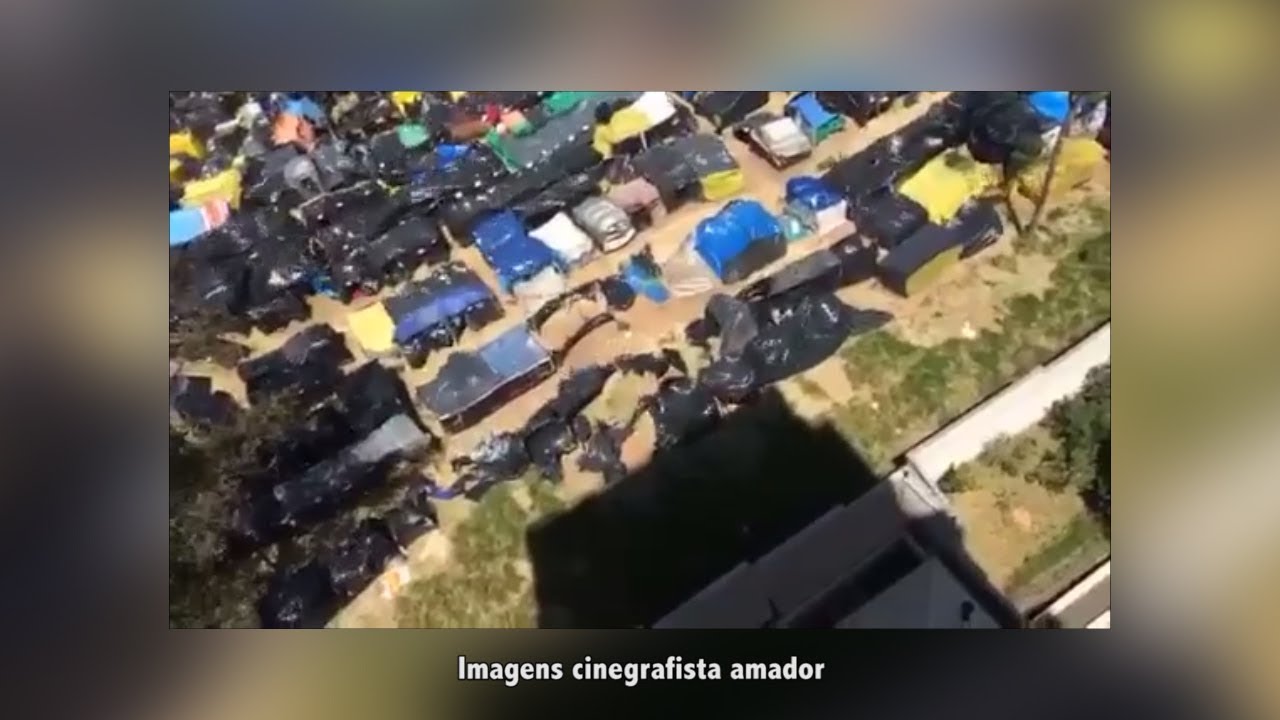 Cinegrafista amador flagra barracas vazias em invasão de terreno em São Bernardo