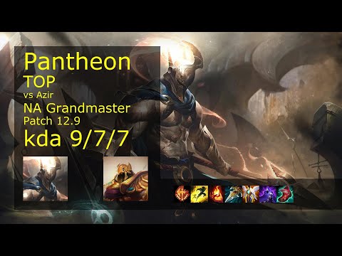 Rank 4 NA Pantheon Top: Pantheon vs Azir