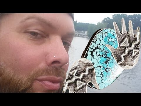 HOW TO MAKE A simple BEZEL SETTING for a TURQUOISE stone & silver PENDANT 