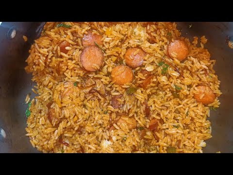 Quick Fix Lunch/Dinner | Few Ingredients Rice and Sausage You Should Add To Your Menu.
