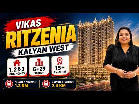Vikas Ritzenia Yogidham | 1, 2, 3 Flat For Sale — video