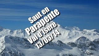 preview picture of video 'Vol en parapente - Val d'Isère 13/03/14'