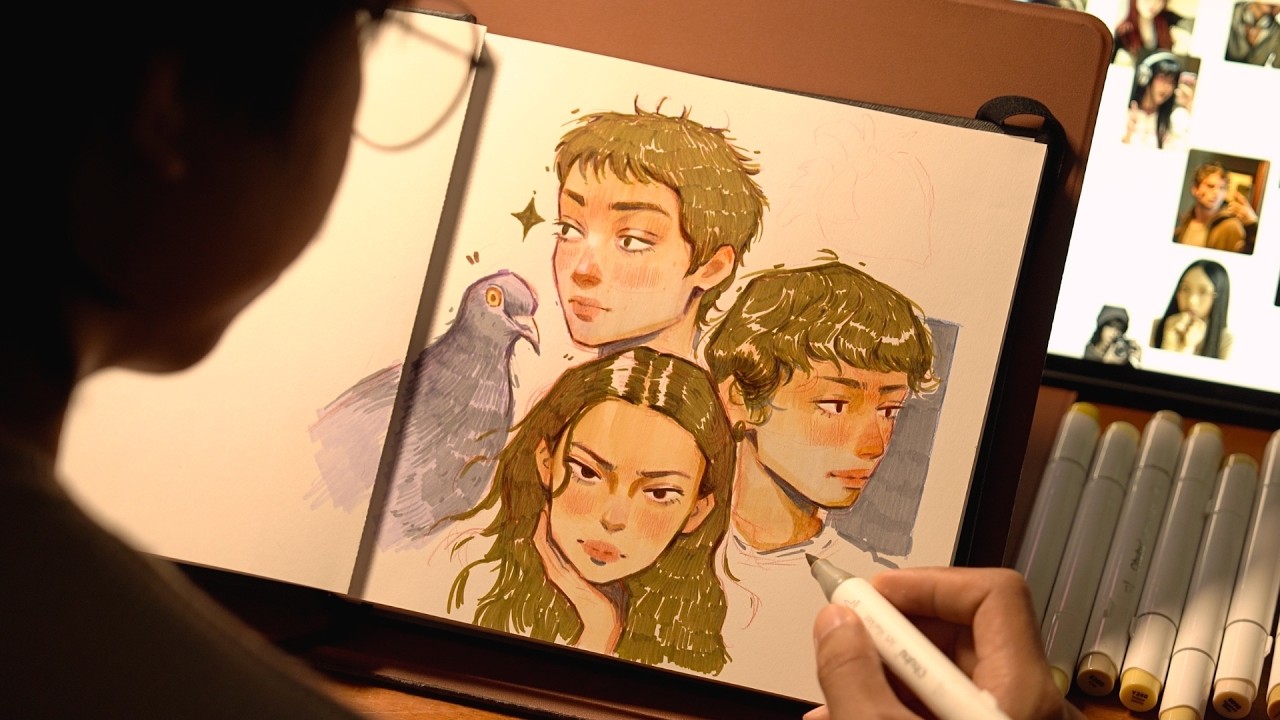 Draw with me /Finding My Art Style Through Color