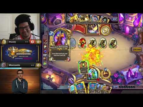 muzzy vs Monsanto - Group B Initial - Hearthstone Grandmasters Americas 2020 Season 1 - Week 3