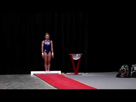 Maria Paseka (RUS) Yurchenko Double Full - Training Day 1, 2017 World Championships