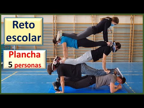 RETO ESCOLAR: PLANCHA de 5 alumn@s.