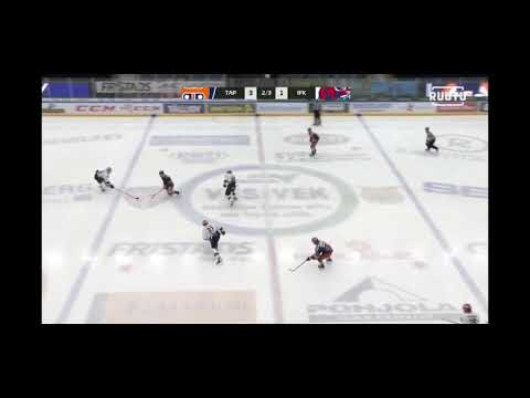 Kasper Simontaival shows off his strong offensive skills against Hifk U 20