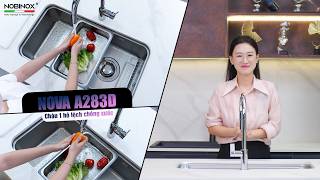 CHẬU RỬA BÁT 1 HỐ NOBINOX NOVA A283D video 2