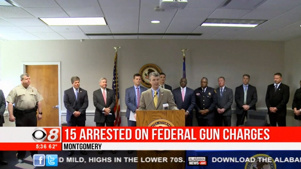 CBS 8 News Report on Announcement of Federal Gun-Crime Indictments