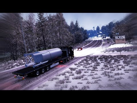 BALTICS IN SNOW! - Finland, Russia, Latvia, Lithuania - Timelapse #125 [ETS2]