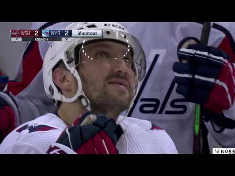 Georgiev throws stick at Ovechkin in shootout