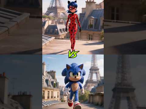Ladybug VS Sonic, Tails, Knuckles, Silver Sonic, Super Sonic, Metal Sonic, Shadow The Hedgehog 🐞