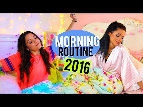 Winter Morning Routine 2016 | Niki and Gabi