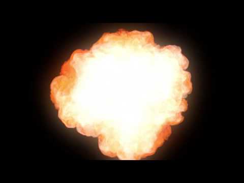 Background video fireball transition 1080p