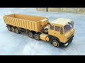 How To Make RC 22 Wheels Tata Signa Trailer Truck With Cardboard