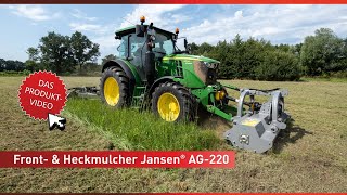 Jansen AG-220 - 220cm mulčovač s posuvom OBOJSTRANNÝ
