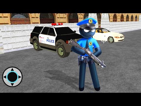 US Police Stickman Vegas Rope Hero City Gangster 2 - Gameplay Trailer (Android Game)