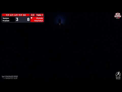 09:00 Vadym Hryban 2 - 3 Mykola Halynskyi West 1 WIN CUP 25.11.2022 | TABLE TENNIS WINCUP