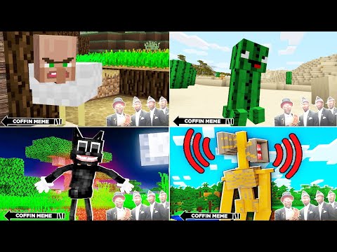 Coffin Meme but It's CURSED Part 3 - Minecraft - Lucky Creeper