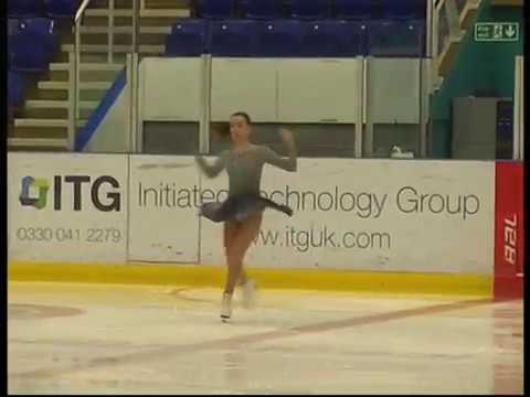 Lois Cottey 2019 British Solo Ice Dance Championships (Advanced Novice) Free Dance