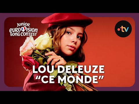 🏆 Gagnante Eurovision Junior ! Lou Deleuze - Ce monde lyrics vidéo | 🇫🇷 France | 2025