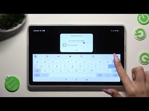 How To Record Sounds On LENOVO TAB M9