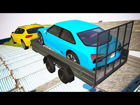 Stairs Jumps Down #15 - BeamNG.drive