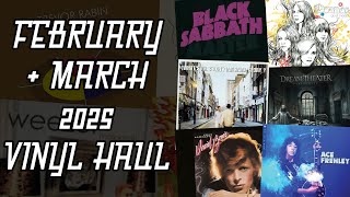 FEB/MAR '25 VINYL HAUL: Oasis, Dream Theater, Donnas, Black Sabbath, Bowie, Ace Frehley & more!