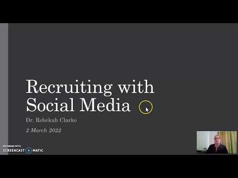 Recruiting with Social Media