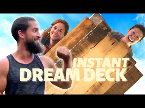 24 HR Deck Transformation with ERIK CURTIS and APRIL WILKERSON // DIY