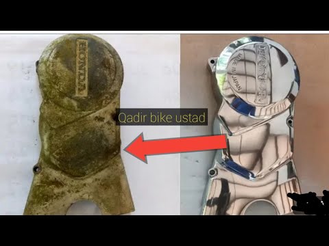 Engine Side Housing Buffing - CD 70 Benly Side housing polishing #foryou #automobile #bike #motor