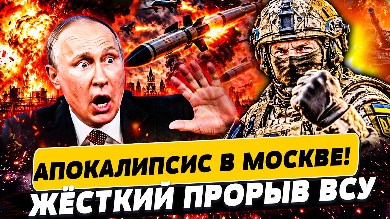 🔥КРУПНЕЙШАЯ БОМБАРДИРОВКА МОСКВЫ! МИНУС СРАЗУ 4 НПЗ! ВСУ РВУТ ПО ВСЕМ ФРОНТА