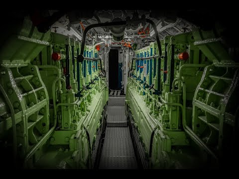 Submarine Engine Room Hum White Noise | Relaxing White Noise | 10 Hours Ambient Noise
