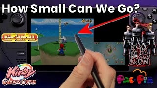 Nintendo 3/DS Emu on Deck OLED: How Small of Stylus Tip Can We Get?