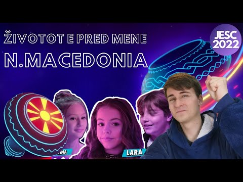 Životot E Pred Mene Reaction 🇲🇰 North Macedonia JESC 2022 🇲🇰