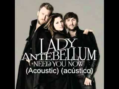 Lady Antebellum - Need you now acoustic with English subtitles