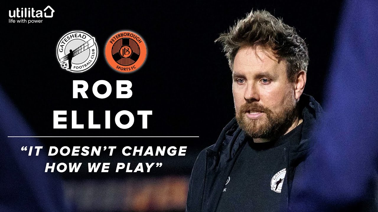 💬 “There’s so much to look forward to” | Rob Elliot pre-Peterborough Sports (H) | INTERVIEW