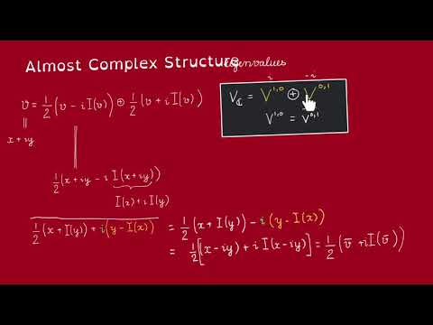 Almost complex structure (part 2)- eigenvalue spaces