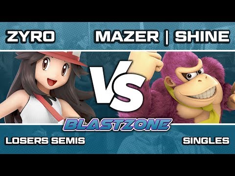 PSG Blastzone: Mazer | ShiNe (Donkey Kong) vs Zyro (Pokemon Trainer) - Losers Semis